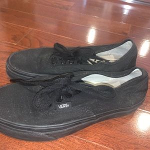 Black Low Top Vans